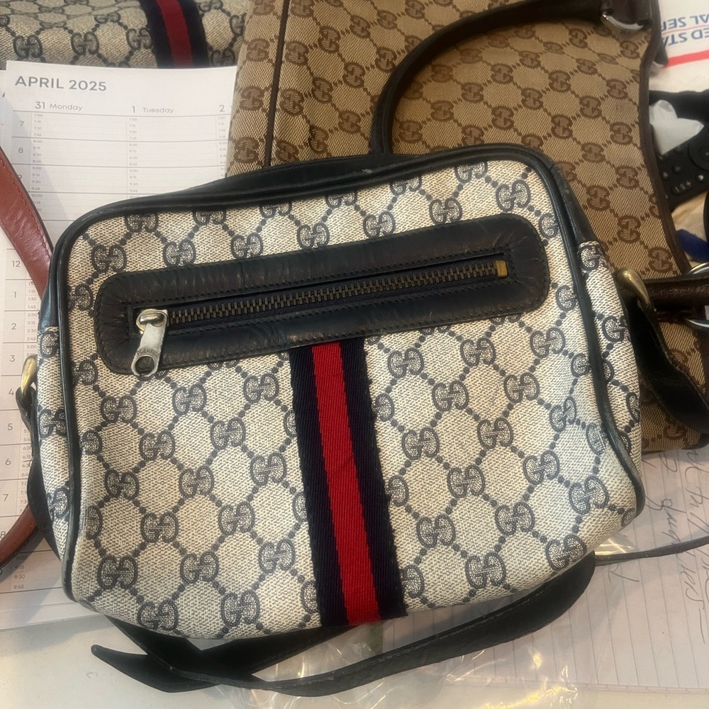 Gucci Monogram Crossbody Bag